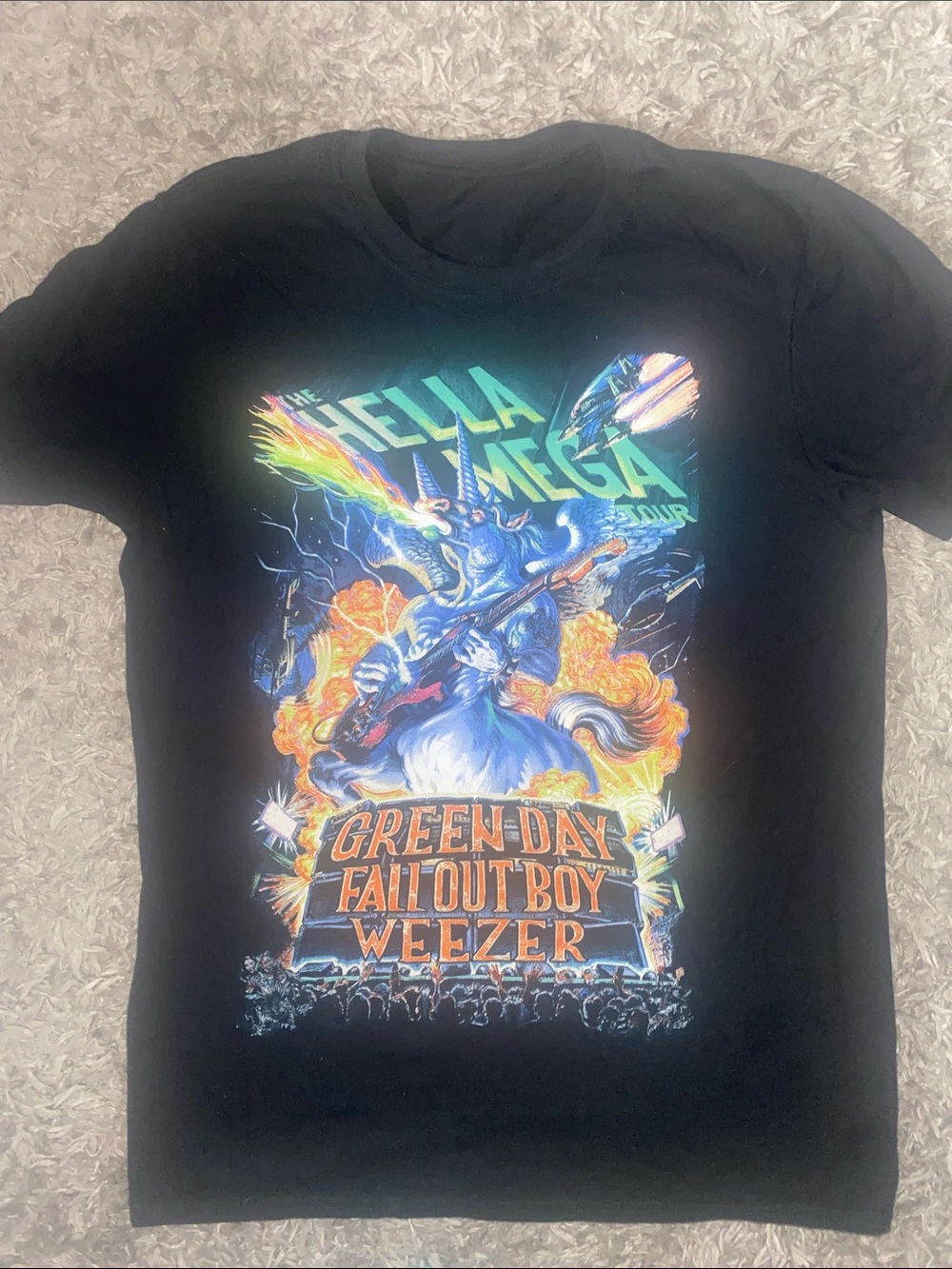 Green Day fall out boy weezer tour tshirt
